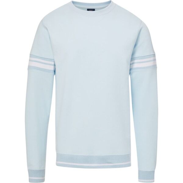 Men's Donovan Striped Crewneck Sweatshirt Thumbnail