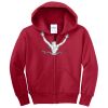 Youth Core Fleece Full Zip Hooded Sweatshirt Thumbnail