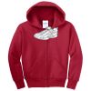 Youth Core Fleece Full Zip Hooded Sweatshirt Thumbnail