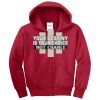 Youth Core Fleece Full Zip Hooded Sweatshirt Thumbnail
