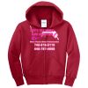 Youth Core Fleece Full Zip Hooded Sweatshirt Thumbnail