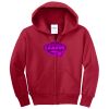 Youth Core Fleece Full Zip Hooded Sweatshirt Thumbnail
