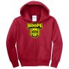Youth Core Fleece Full Zip Hooded Sweatshirt Thumbnail