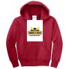 Youth Core Fleece Full Zip Hooded Sweatshirt Thumbnail