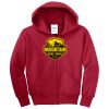 Youth Core Fleece Full Zip Hooded Sweatshirt Thumbnail