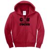 Youth Core Fleece Full Zip Hooded Sweatshirt Thumbnail
