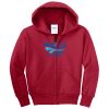 Youth Core Fleece Full Zip Hooded Sweatshirt Thumbnail