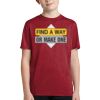 Youth Heather Contender Tee Thumbnail