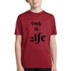 Youth Heather Contender Tee Thumbnail